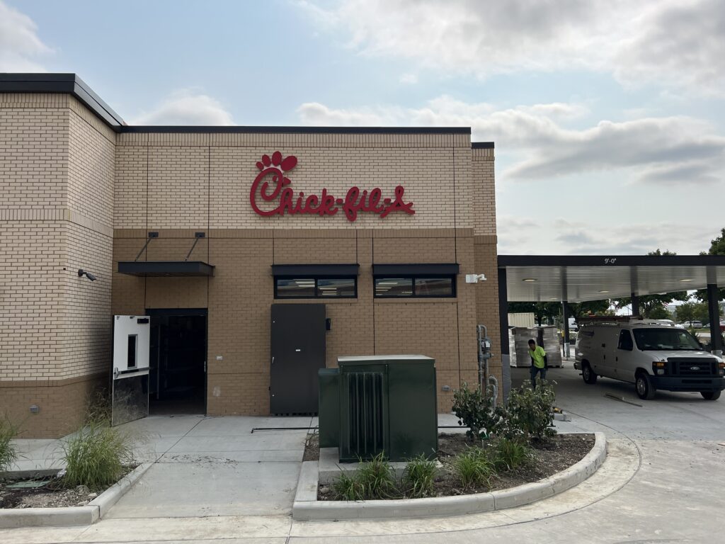 Chick-Fil-A wall letters in Southfield, MI