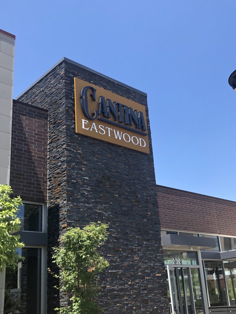 Catina Eastwood wall sign in Lansing, MI