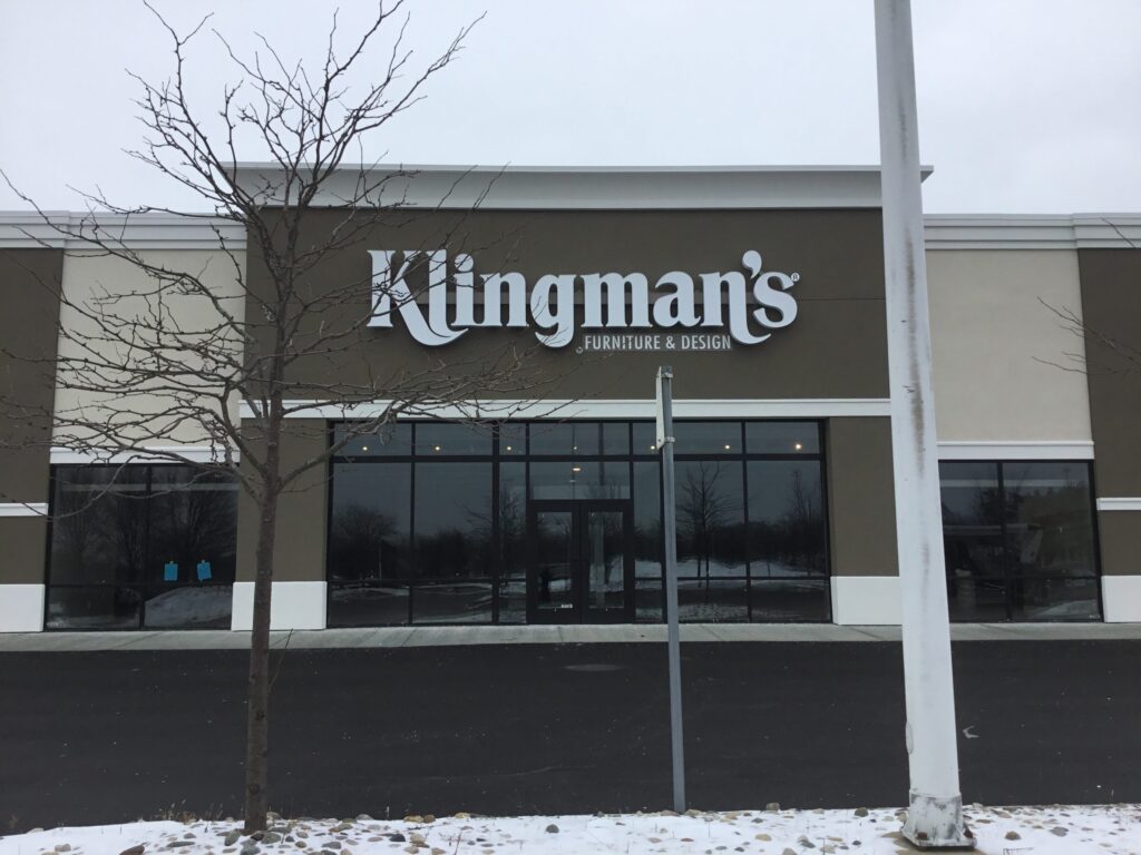 Klingman's wall letters in Lansing, MI