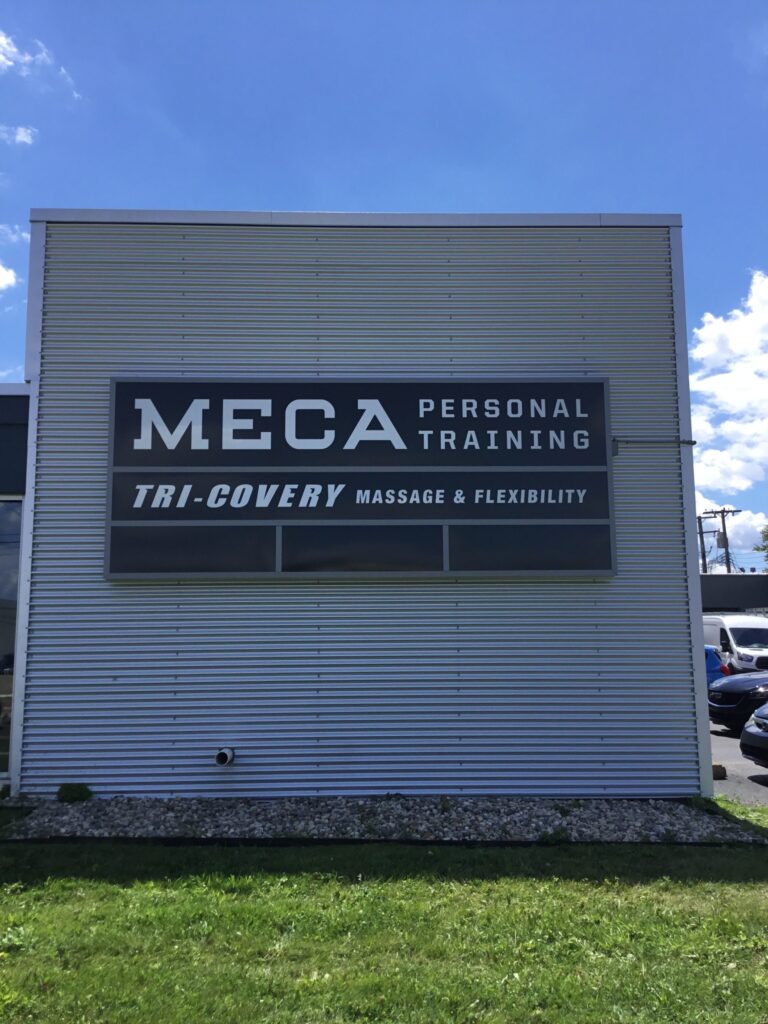 MECA wall sign in Royal Oak, MI