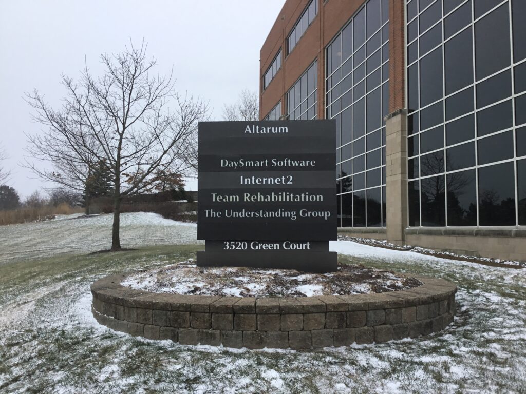 Altarum Institute monument sign in Ann Arbor, MI