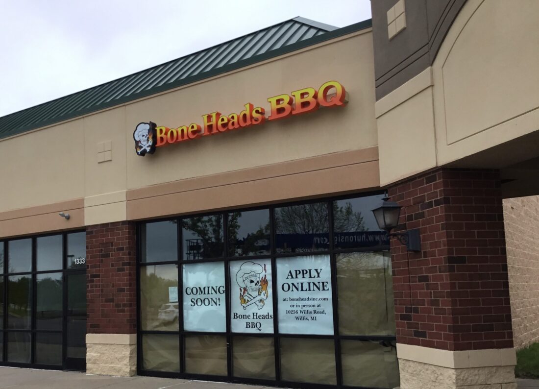 Bone Heads BBQ Saline, MI Johnson Sign Company