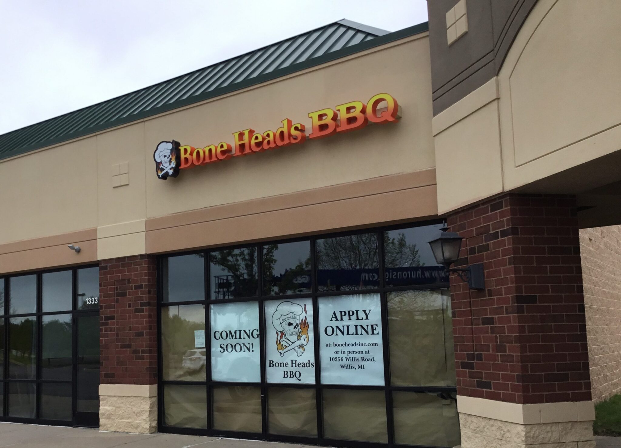 Bone Heads BBQ Saline, MI Johnson Sign Company