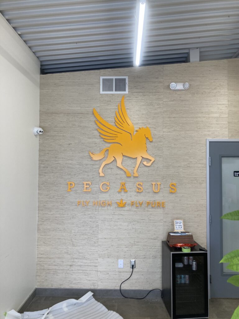 Pegasus Interior wall sign in Jackson, MI
