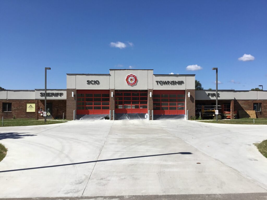 Scio Township Fire Department wall letters in Ann Arbor, MI