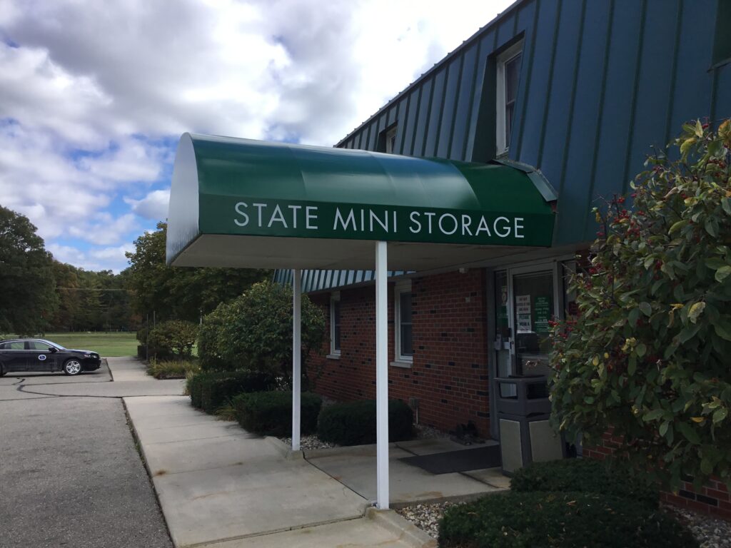 State Mini Storage awning in Bath Township, MI