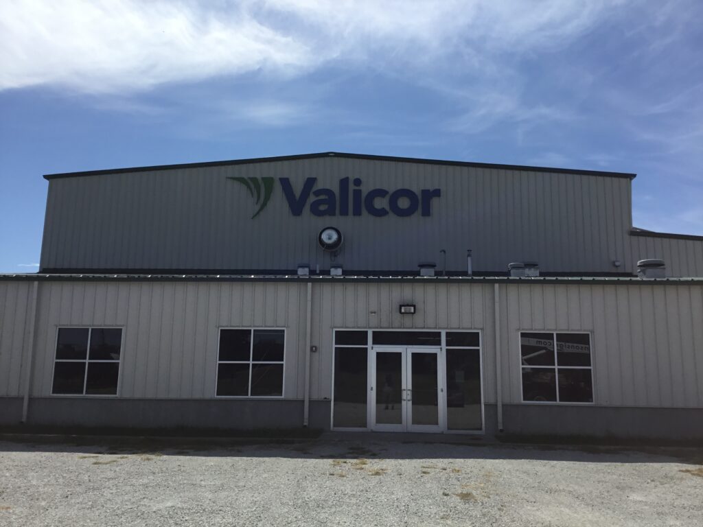 Valicor wall letters in Monroe, OH