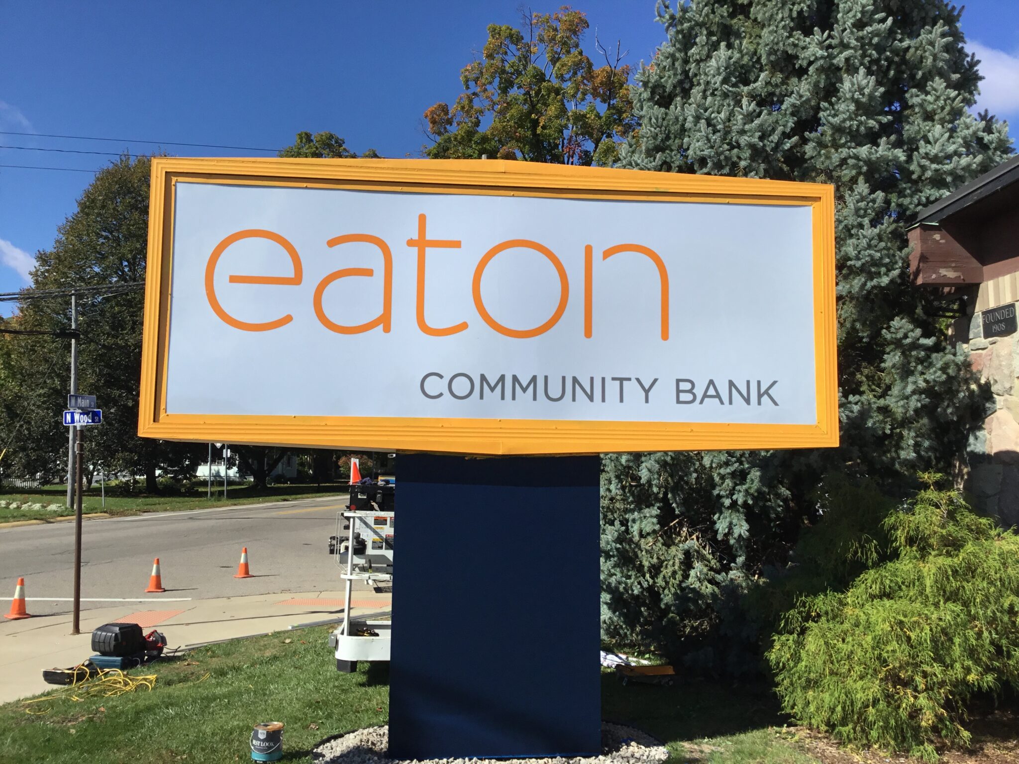 Eaton Community Bank Johnson Sign Company