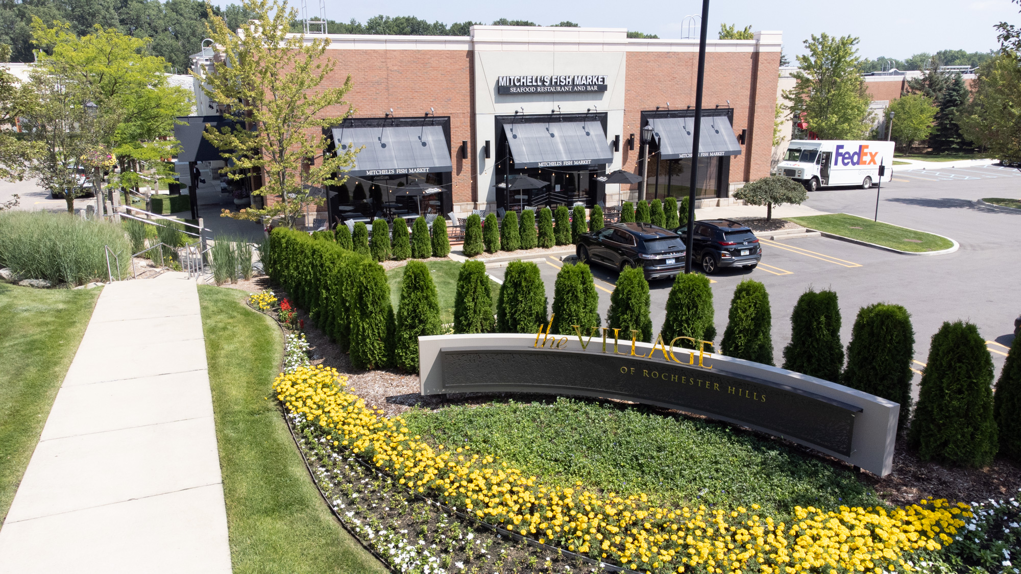 Monument Sign for Retail Shopping Center Design, Fabrication & Install