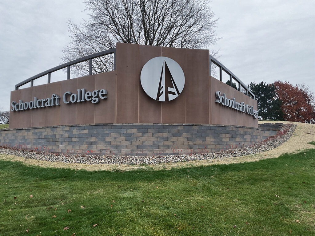 Schoolcraft College Letter Signs